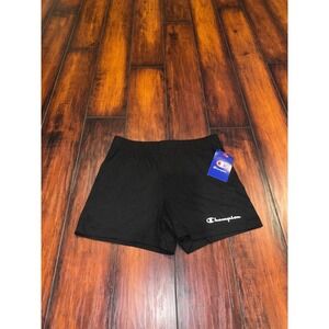 Girls Champion Shorts Girls Activewear Black Comfy Casual Athletic Size L(14)